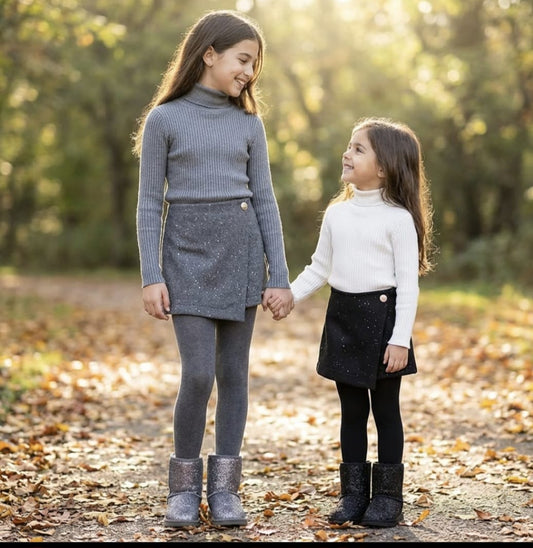 Wrapped Glitter Skort